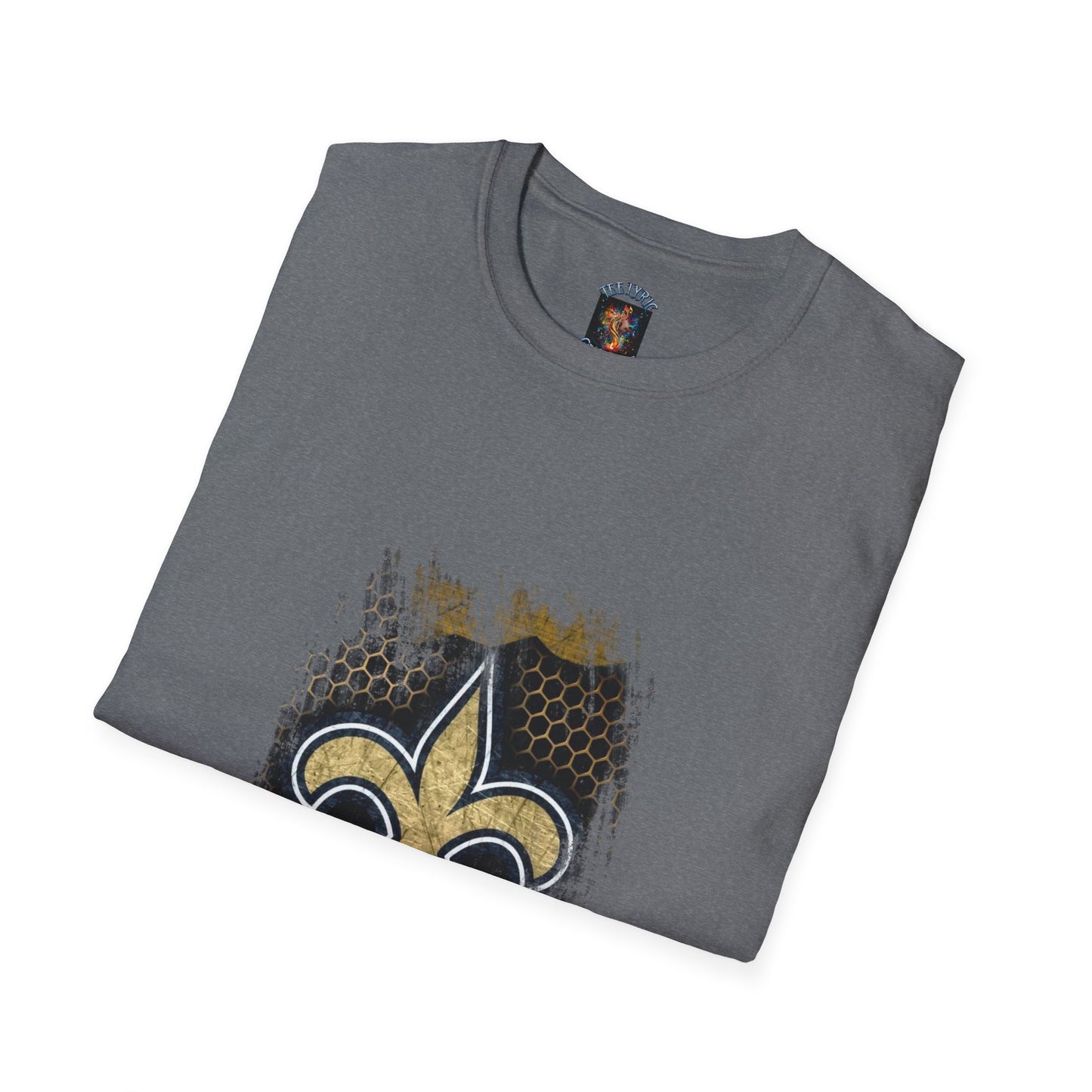 Men's Short Sleeve T-Shirt with New Orleans Saints Design