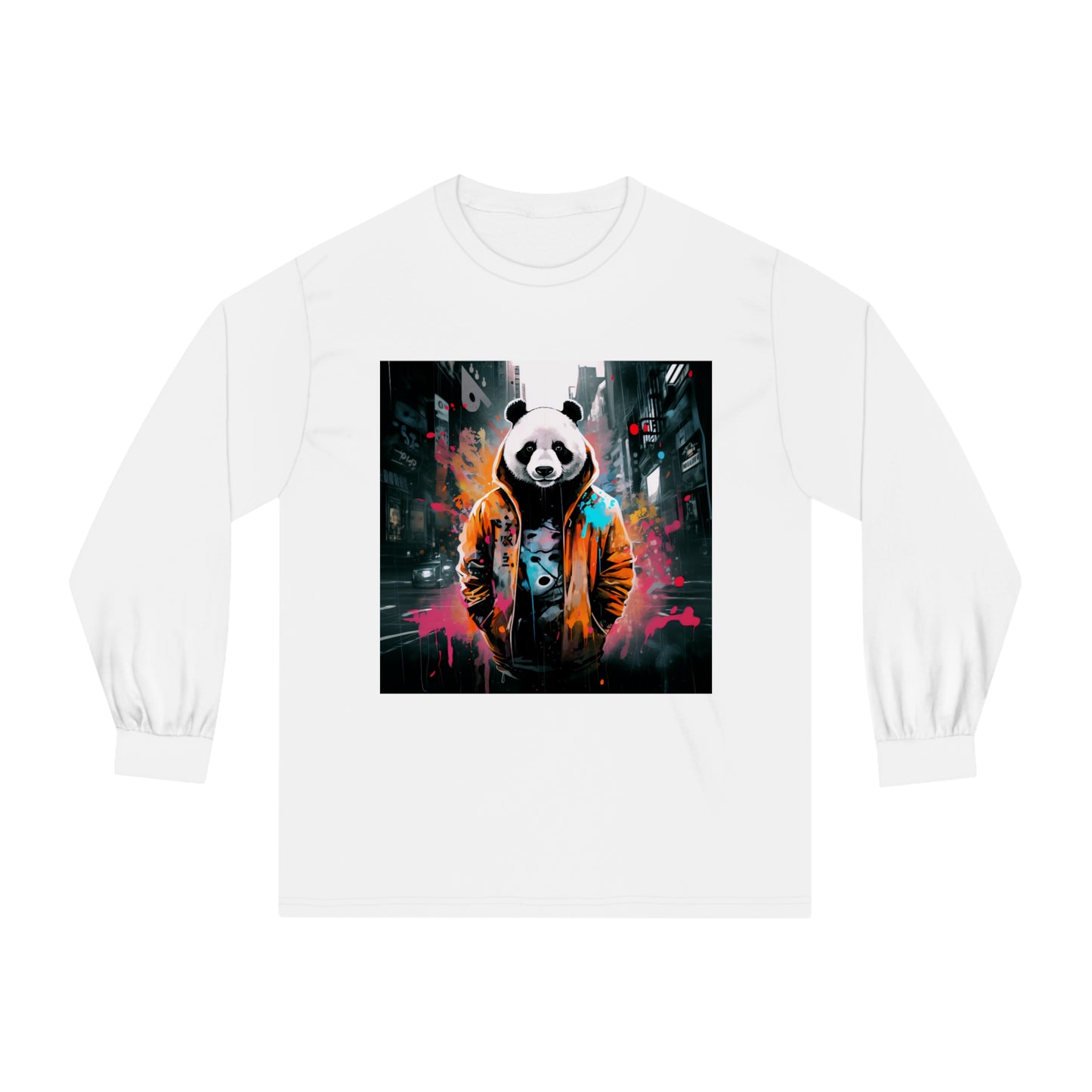 Introducing our Hip-Hop Panda Bear Long Sleeve T-Shirt