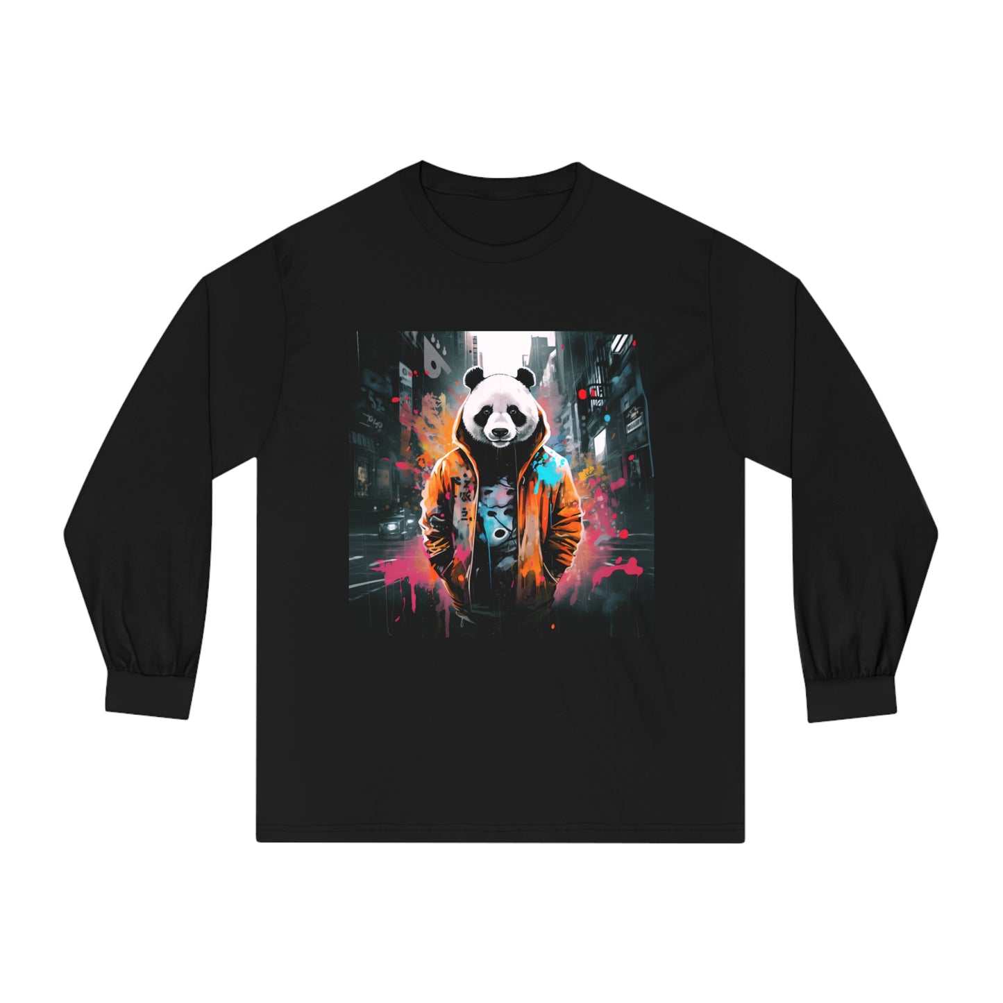 Introducing our Hip-Hop Panda Bear Long Sleeve T-Shirt