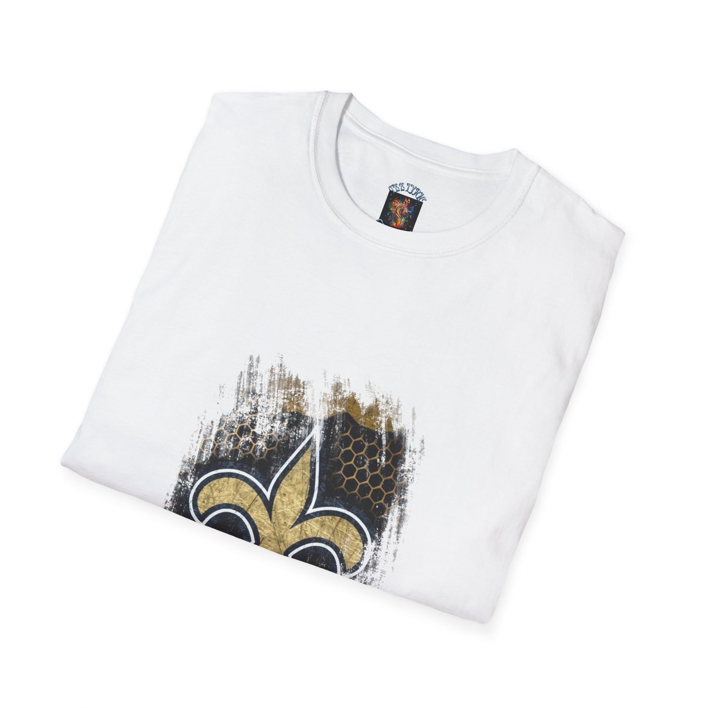 Men's Short Sleeve T-Shirt with New Orleans Saints Design