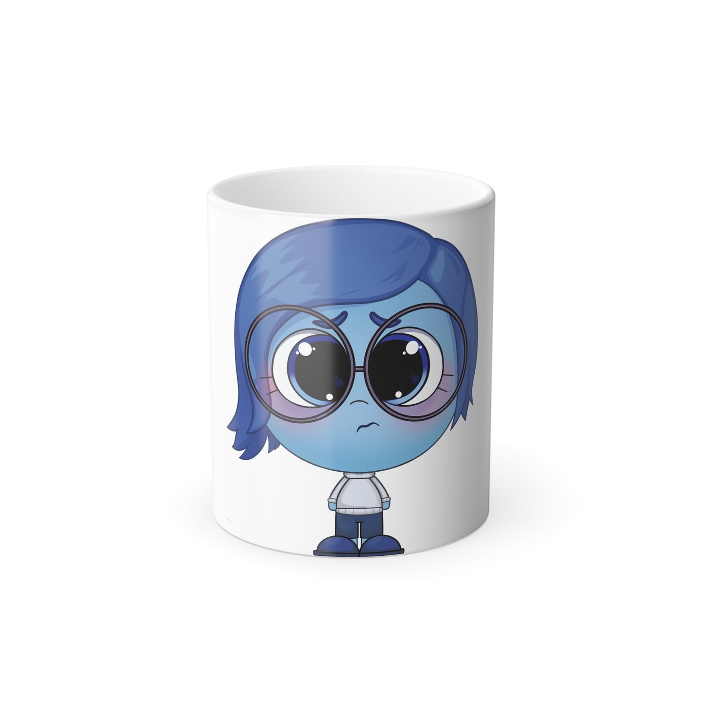 Color Morphing Mug 11oz inside out 2 Sadness Coffee Cup