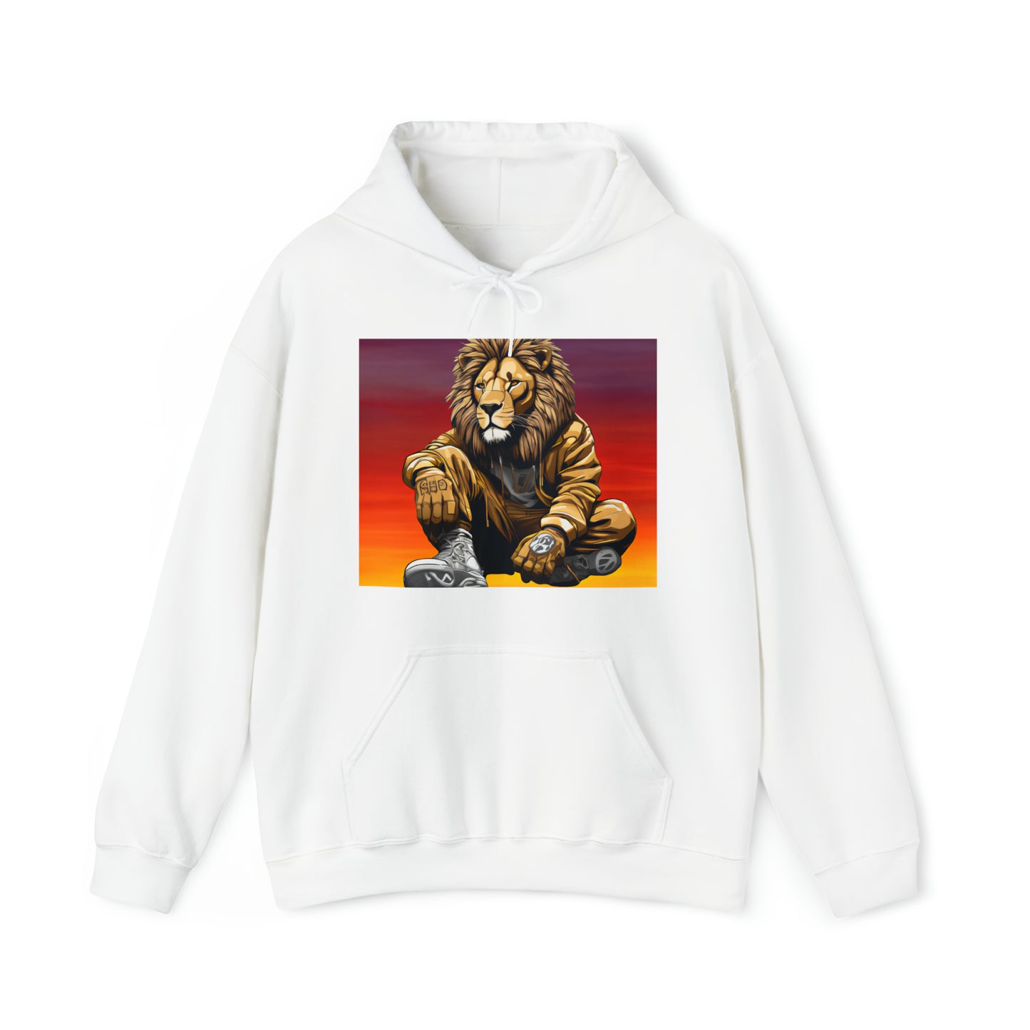 "Urban Royallty" Lion Hooded Sweatshirt