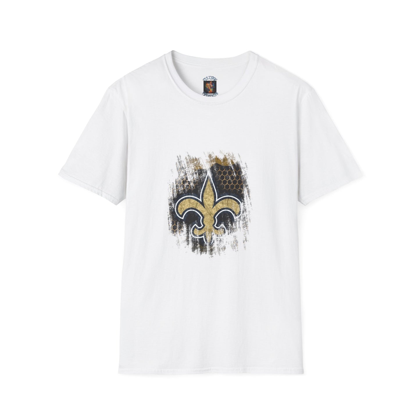 Men's Short Sleeve T-Shirt with New Orleans Saints Design