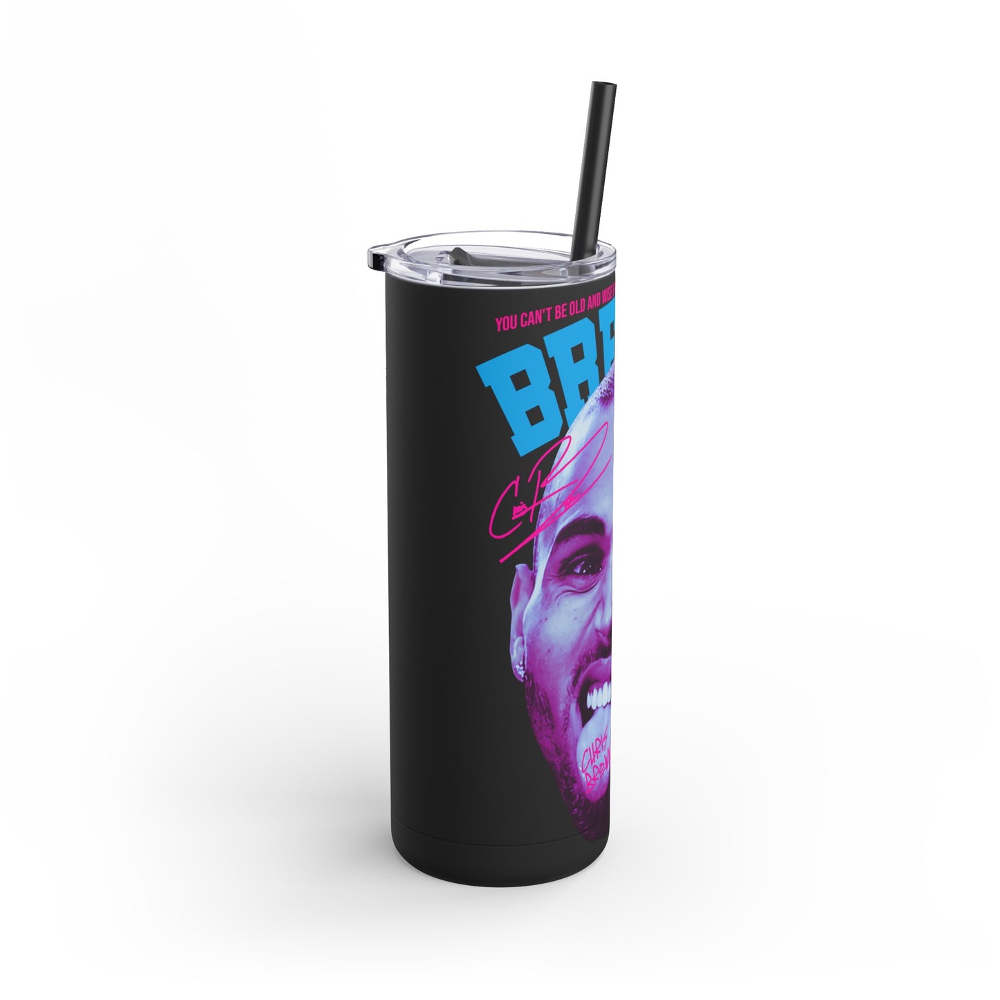 Chris Breezy Brown Tumbler, 20oz