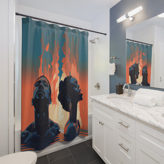 Lakeside Love Oasis Shower Curtains