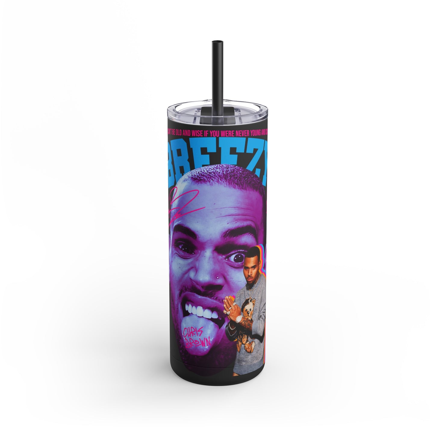 Chris Breezy Brown Tumbler, 20oz