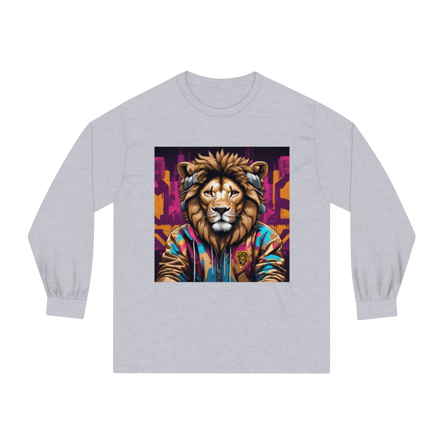 "Lion Groove" Urban Long Sleeve T-Shirt