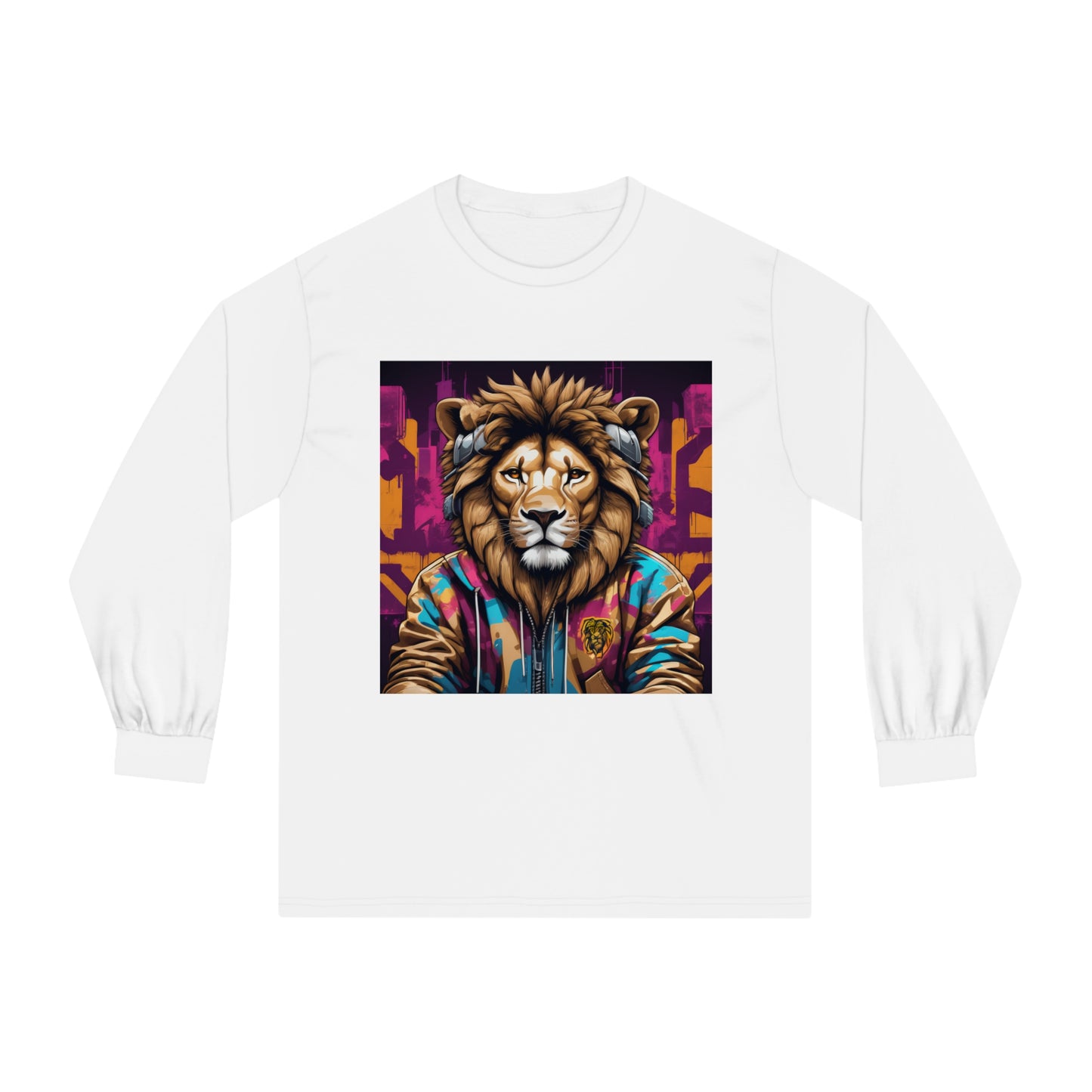 "Lion Groove" Urban Long Sleeve T-Shirt