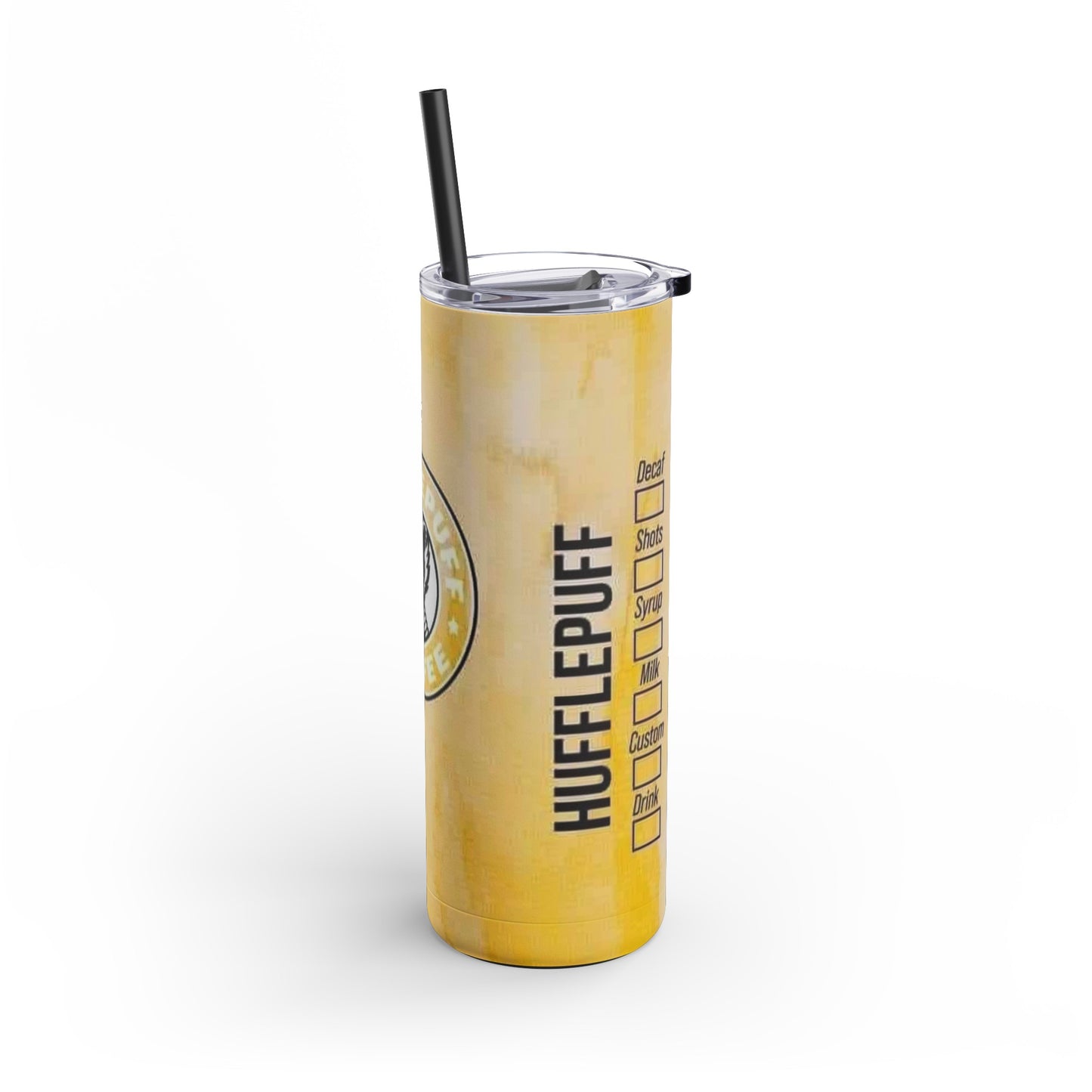 Hufflepuff Pride Skinny  Tumbler, 20oz