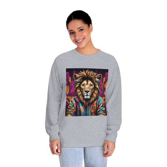 "Lion Groove" Urban Long Sleeve T-Shirt