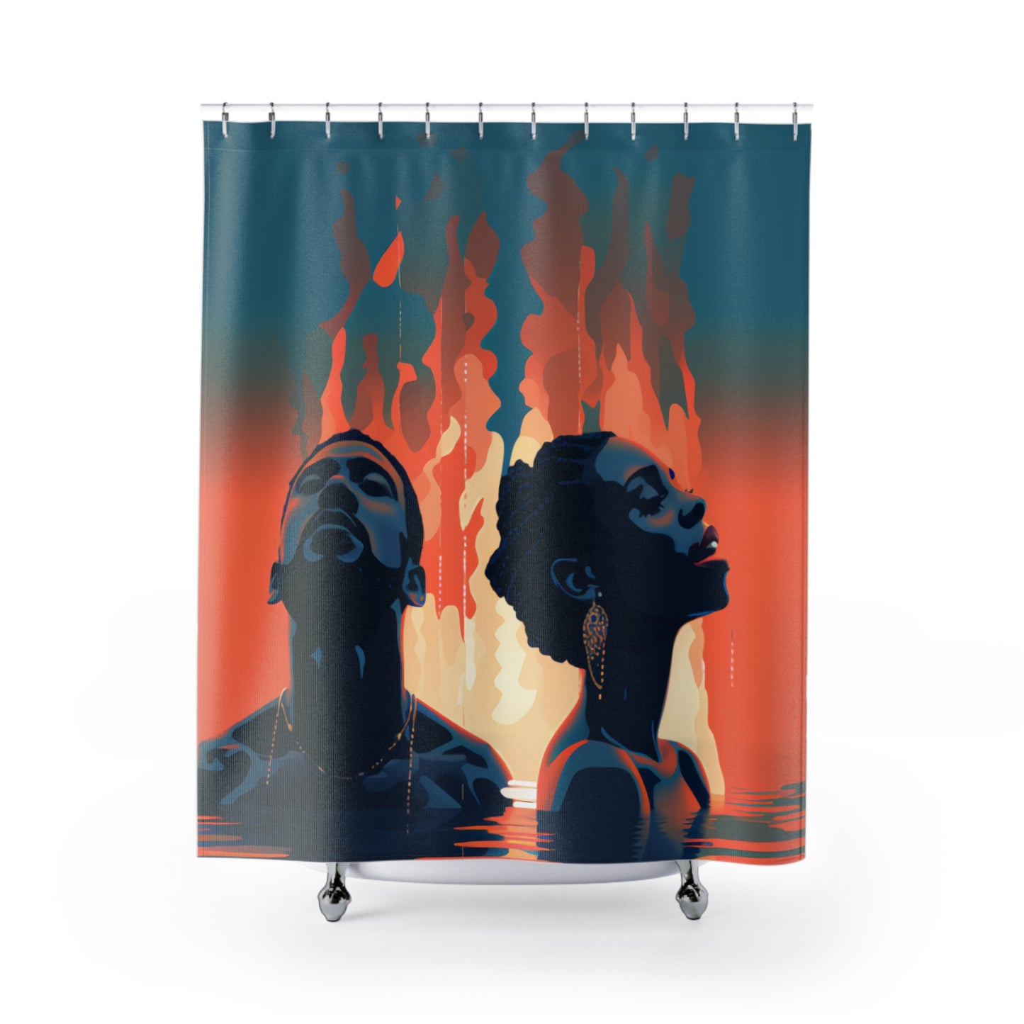 Lakeside Love Oasis Shower Curtains